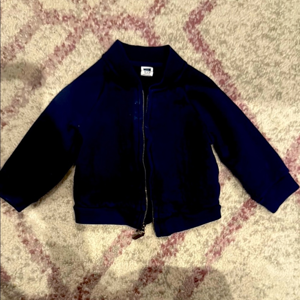 Janie and Jack Kids Navy Blue Jacket size 12-18 months toddler boy